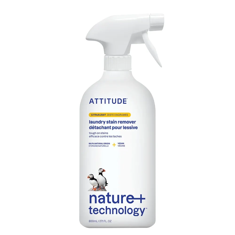 ATTITUDE Wasmachine En Vaatwasser>Vlekkenverwijderaar - Spray - Citrus Zest - 800ml