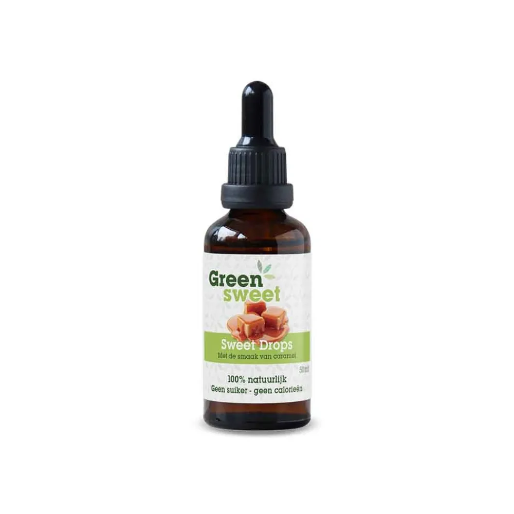 Greensweet Stevia>Vloeibare Stevia druppels Karamel - 50ml
