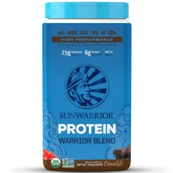 Sunwarrior Spieren|Proteïne Poeders>Warrior Blend Biologische Proteïne Chocolade - 750g - BIO