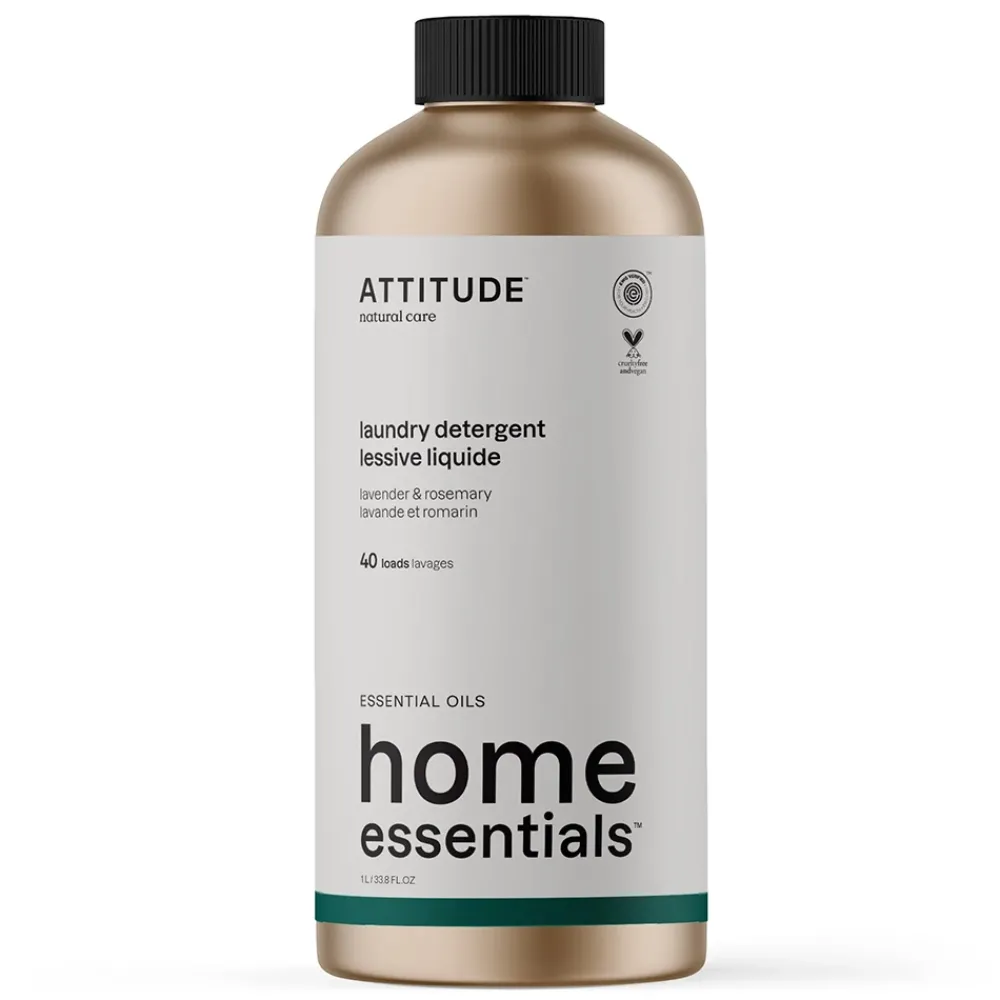 ATTITUDE Wasmachine|Wasmachine En Vaatwasser>Wasmiddel - Lavendel & Rozemarijn - 1000ml