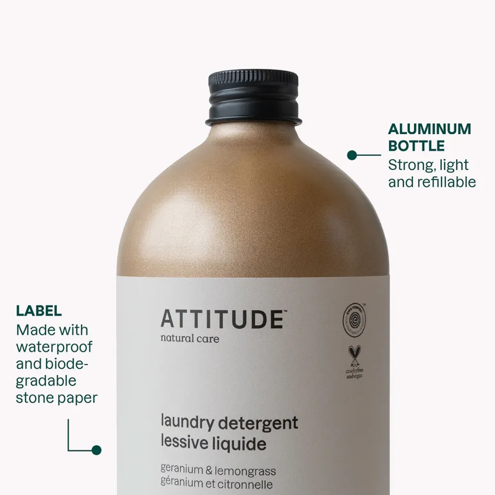 ATTITUDE Wasmachine|Wasmachine En Vaatwasser>Wasmiddel - Lavendel & Rozemarijn - 1000ml