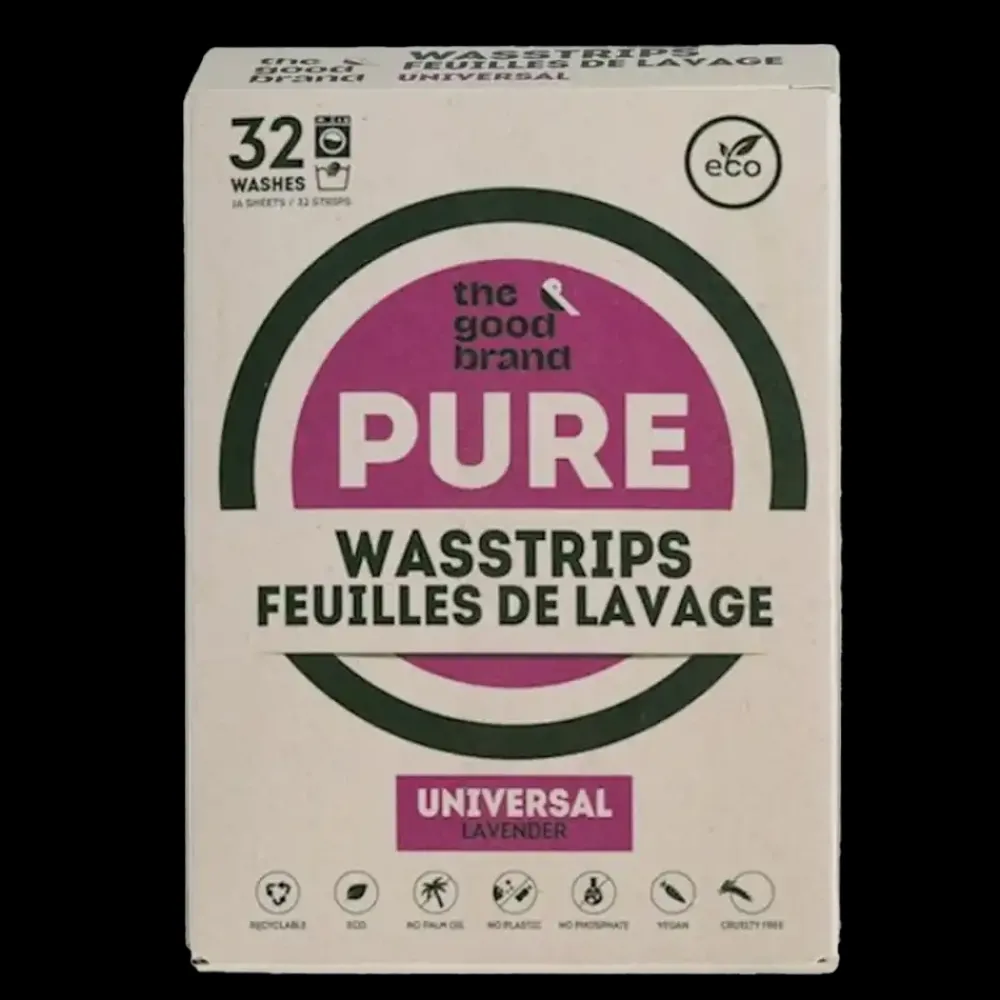 The Good Brand Wasmachine|Schoonmaakproducten>Wasstrips Lavendel