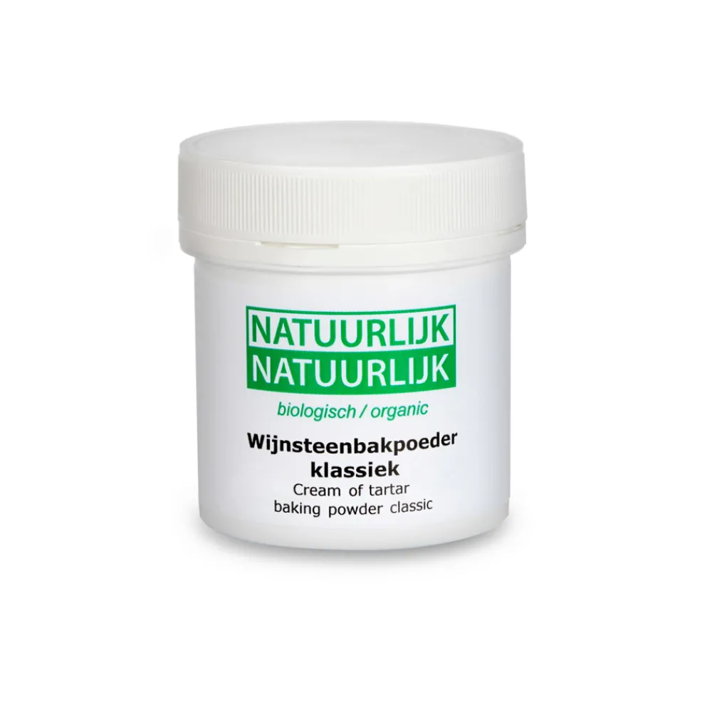 NatuurlijkNatuurlijk Rijsmiddelen>Wijnsteenbakpoeder Klassiek - 80g - BIO