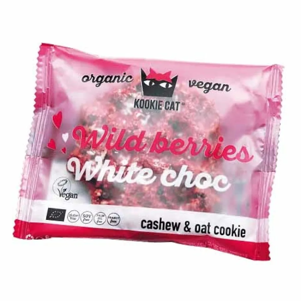 Kookie Cat Koekjes>Wild Berries Koek - 50g - BIO