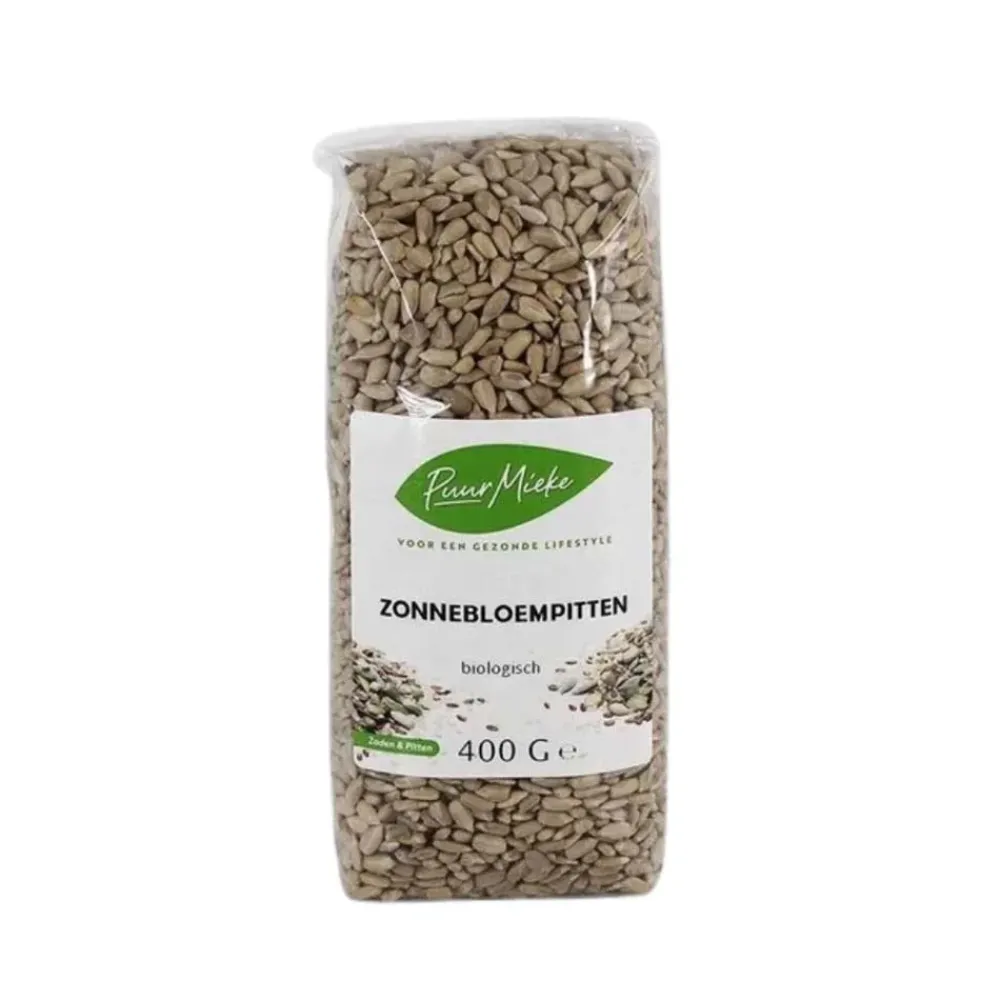 Puur Mieke Zaden|Biologische Zaden En Pitten>Zonnebloempitten - 400g - BIO