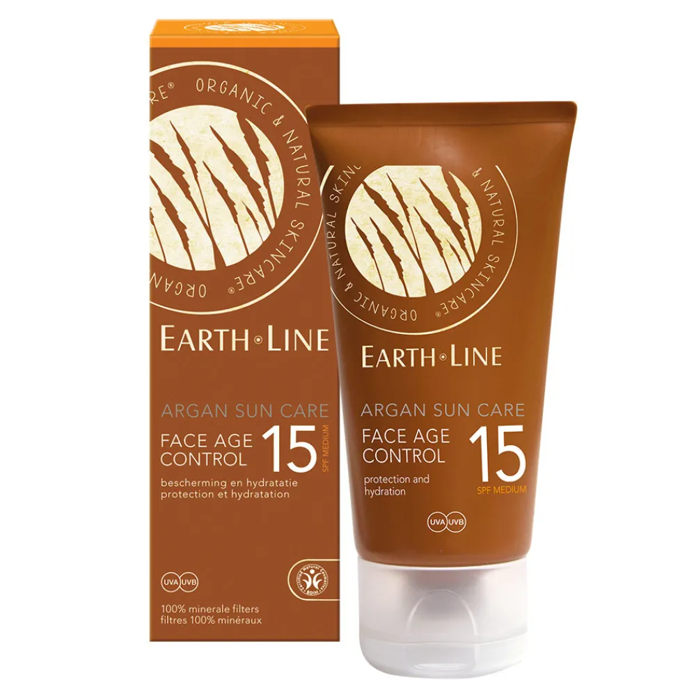 Earth Line Zonnebrand>Zonnebrand Argan SPF 15 - 50ml - BIO