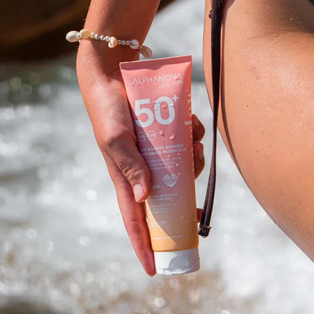 Alphanova Zonnebrand>Zonnebrandmelk Invisible SPF50+ - 150ml