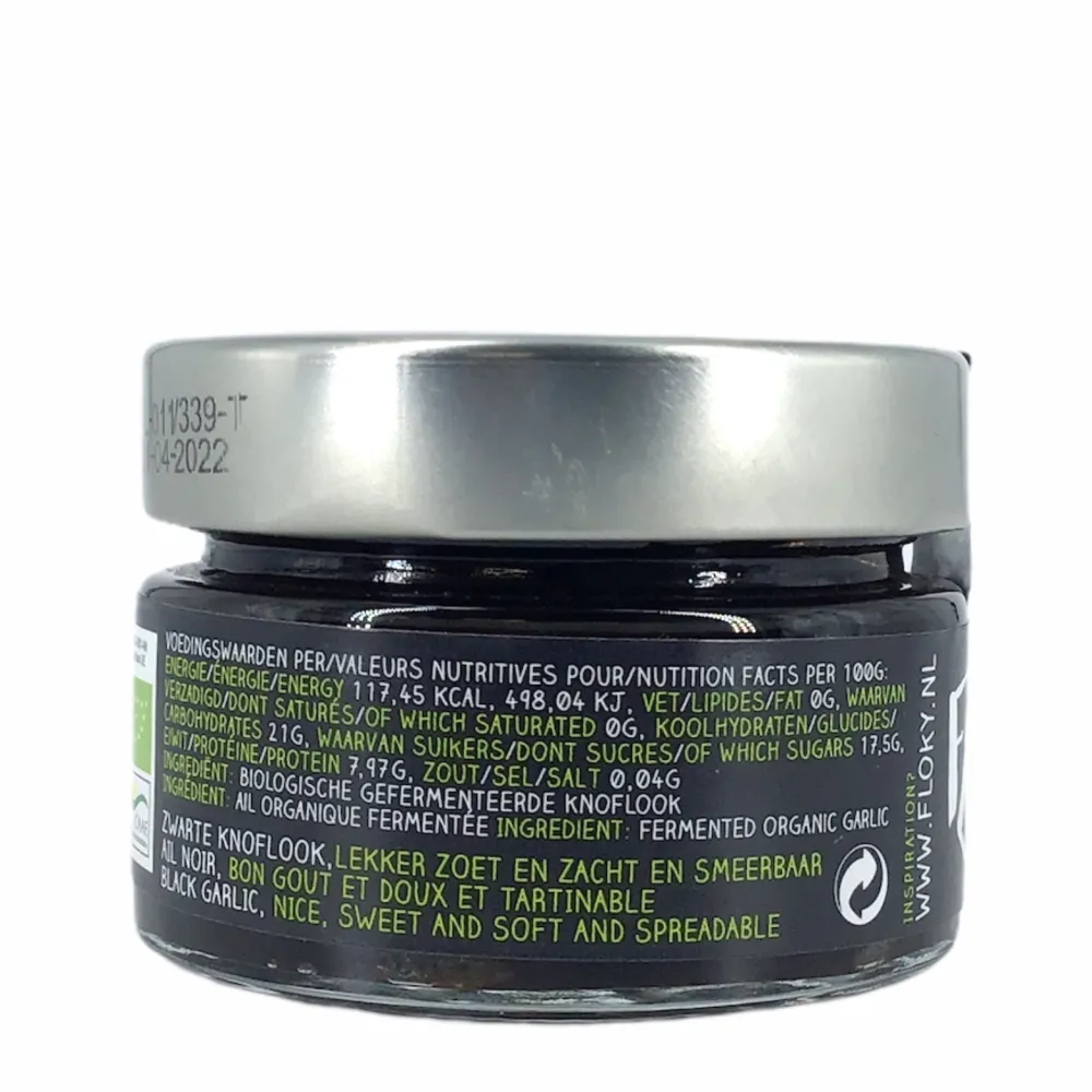 Floky Weerstand|Zwarte Knoflook>Zwarte Knoflook Gepelde Teentjes - 40g - BIO